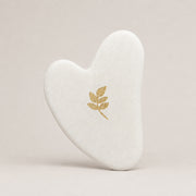 Gua Sha jad alb GUAGLOW 6 x 8 cm - Main Image