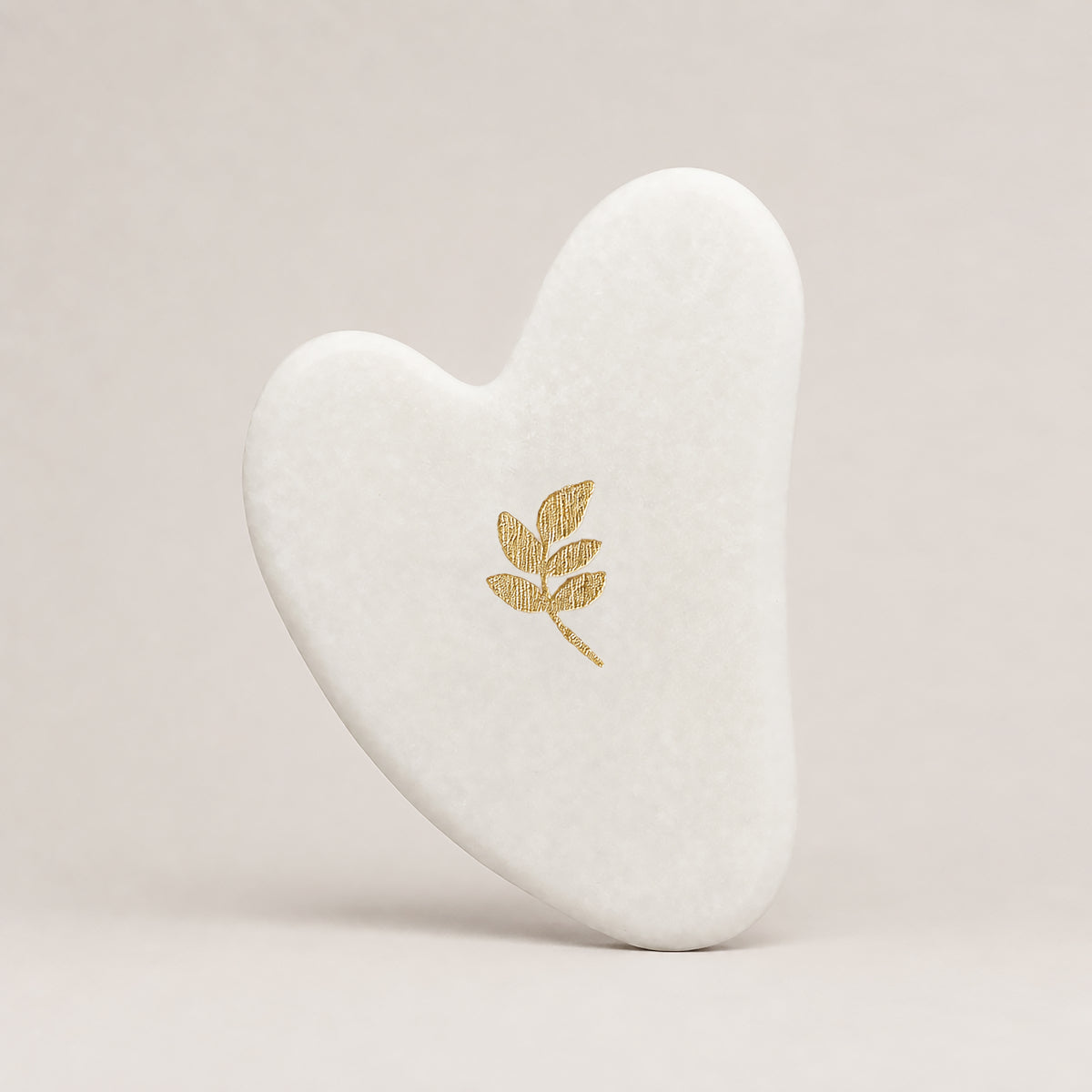 Gua Sha jad alb GUAGLOW 6 x 8 cm - Main Image