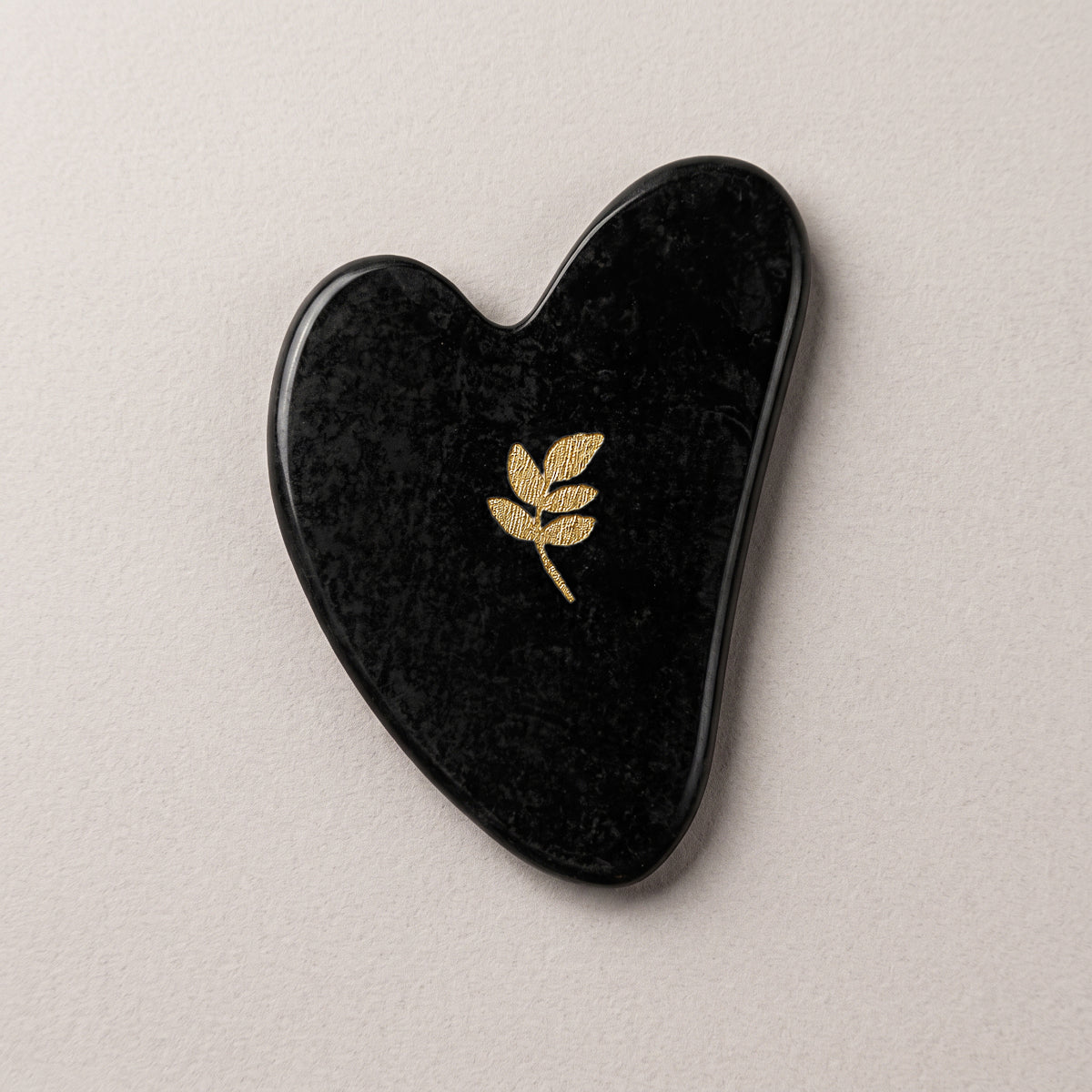 Gua Sha jad negru GUAGLOW 6 x 8 cm - Image 2