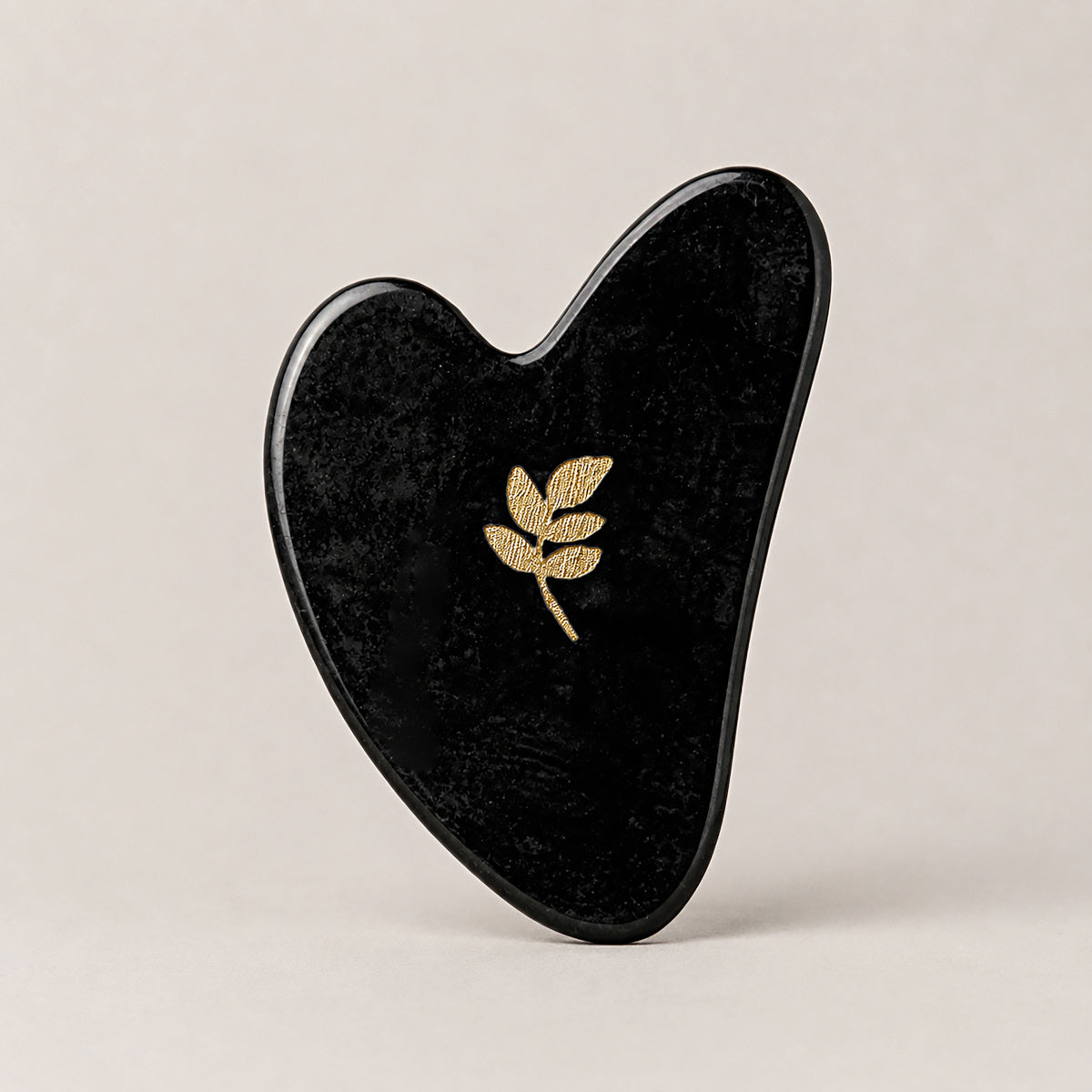 Gua Sha jad negru GUAGLOW 6 x 8 cm - Main Image