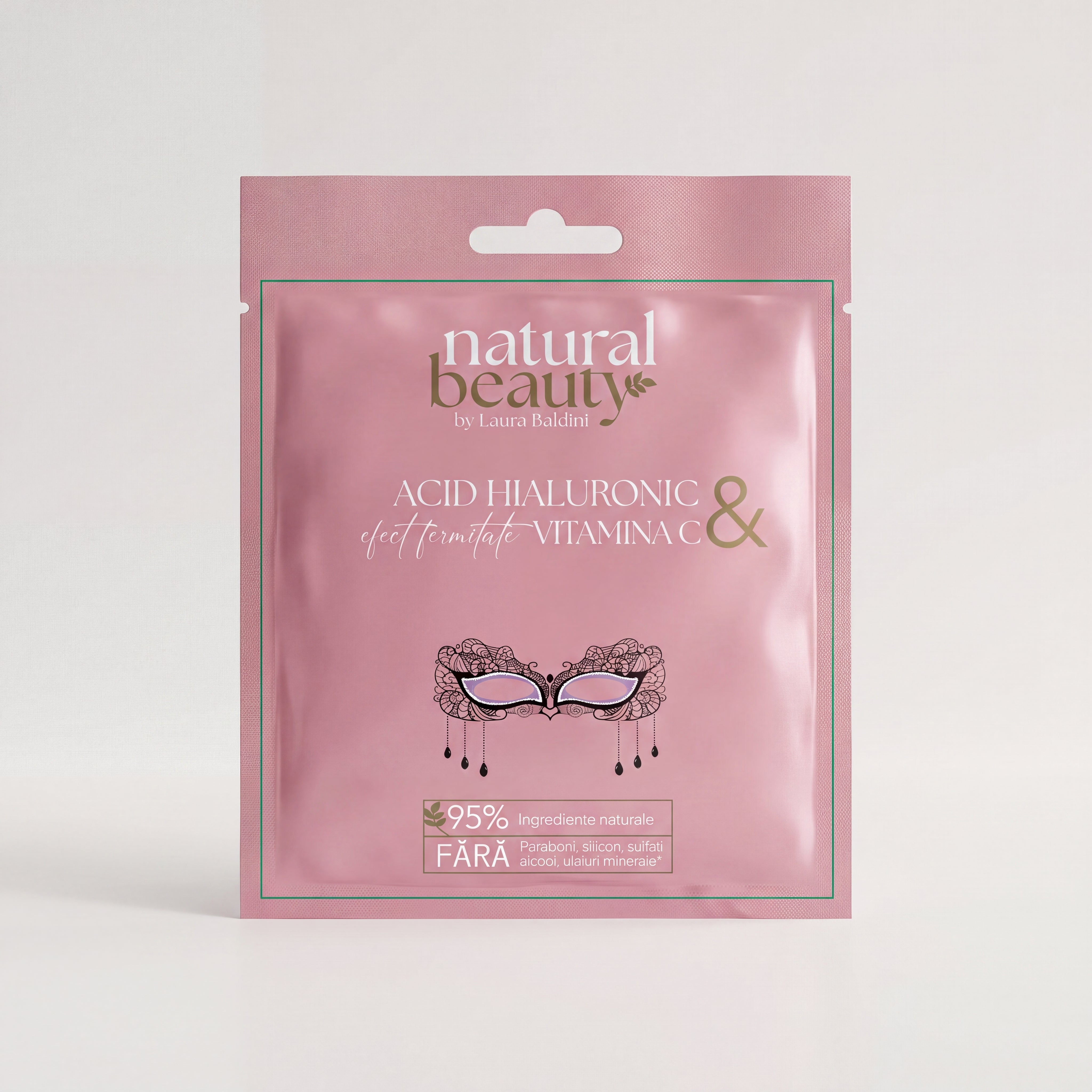 Masca servetel venetiana cu colagen, acid hialuronic si vitamina C