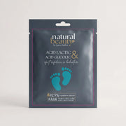 Masca servetel exfolianta pentru picioare Natural Beauty