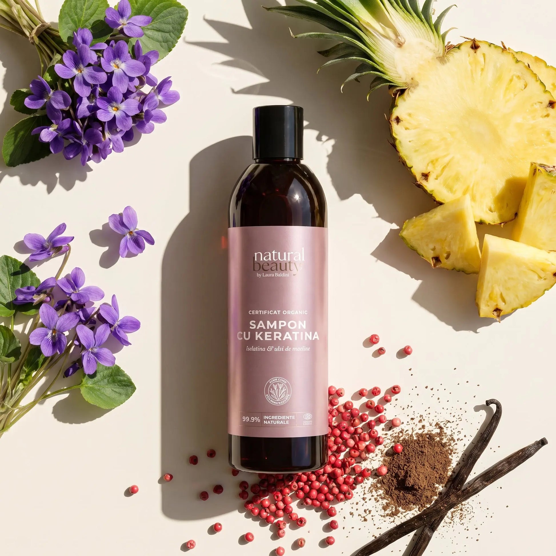 Sampon cu keratina DOLCE VITA Natural Beauty