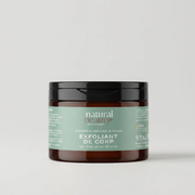 Borcan cu exfoliant pentru corp Don't Be Shy, cu sare de Himalaya, Natural Beauty by Laura Baldini