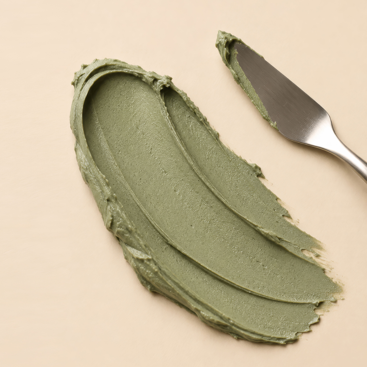 Textura măștii purificatoare cu argilă verde Green Vibes, Natural Beauty by Laura Baldini