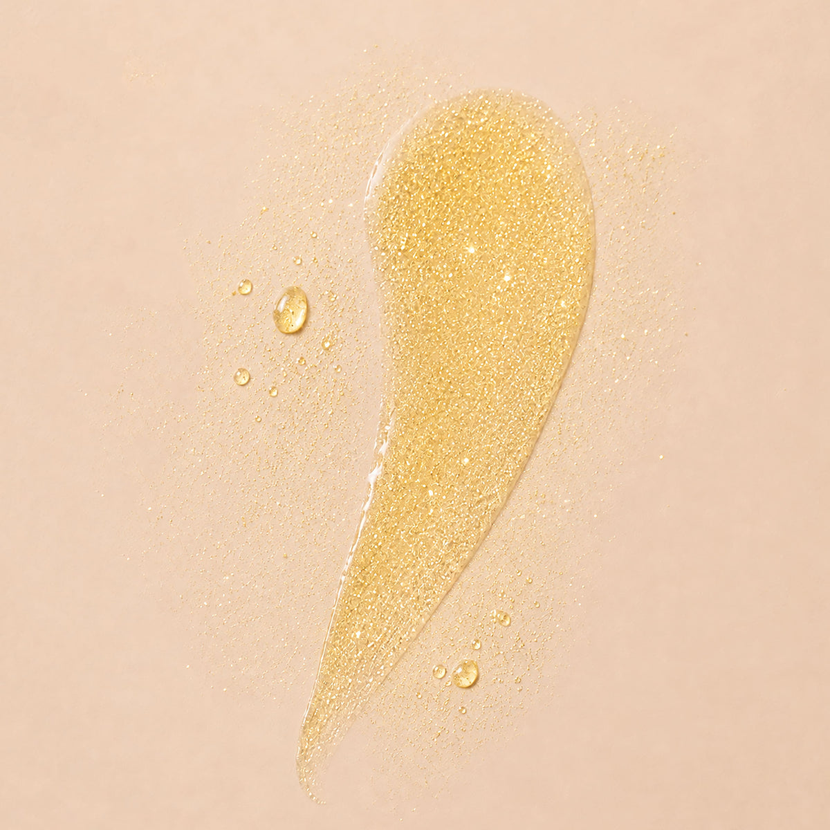Textura aurie cu sclipici a uleiului bronzant Golden Sands, Natural Beauty by Laura Baldini